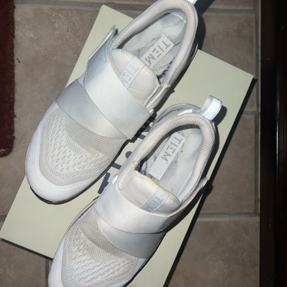 Tiem SlipStream Indoor Cycle Shoes - White Marble - Size 7 (EU 38) with SPDs - Picture 4 of 4
